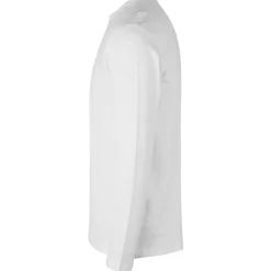 ID Interlock herre langærmet t-shirt hvid str. XL