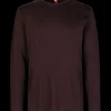 ID Interlock herre langærmet t-shirt mørk bordeaux str. XL