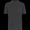 ID klassisk herre poloshirt koks grå str. L