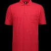 ID klassisk herre poloshirt rød str. XL