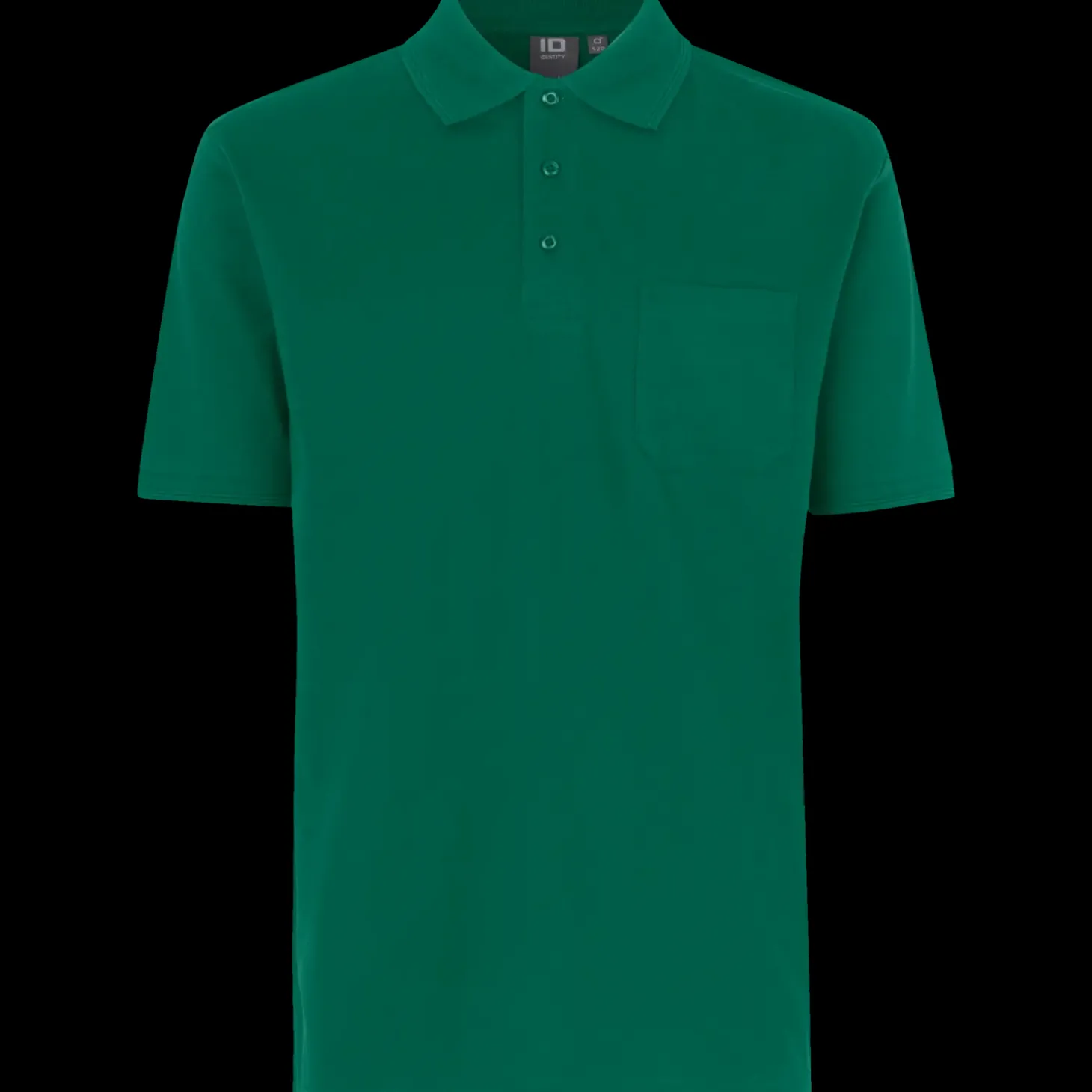ID klassisk herre poloshirt grøn str. XL