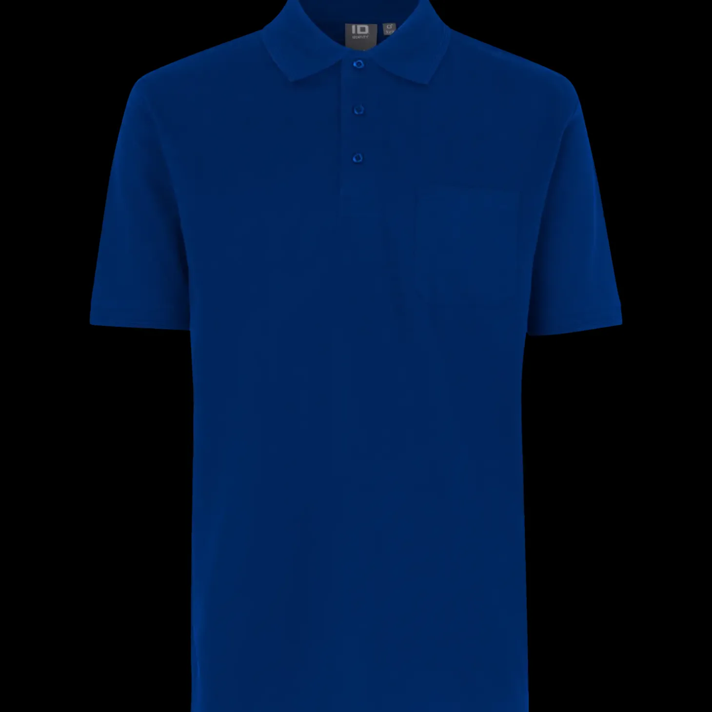 ID klassisk herre poloshirt kongeblå str. L