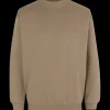ID klassisk herre sweatshirt sand str. M
