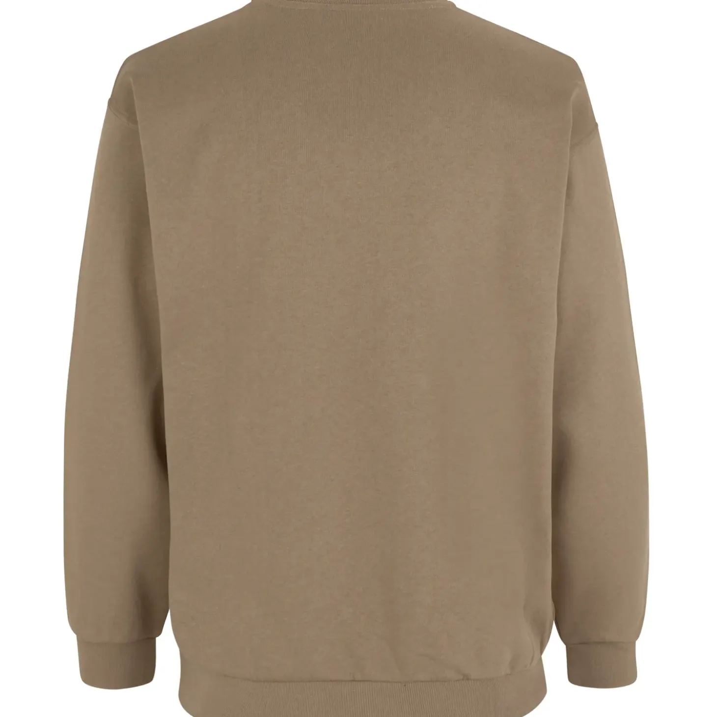 ID klassisk herre sweatshirt sand str. M
