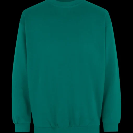 ID klassisk herre sweatshirt grøn str. L