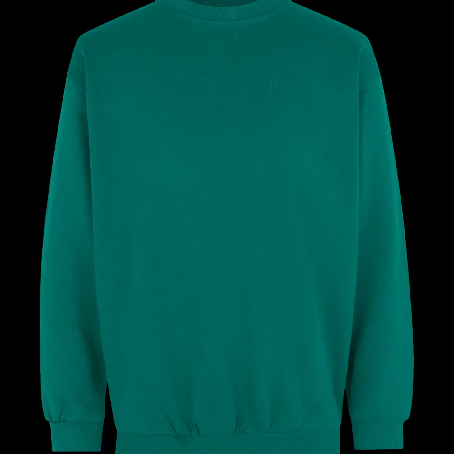 ID klassisk herre sweatshirt grøn str. L