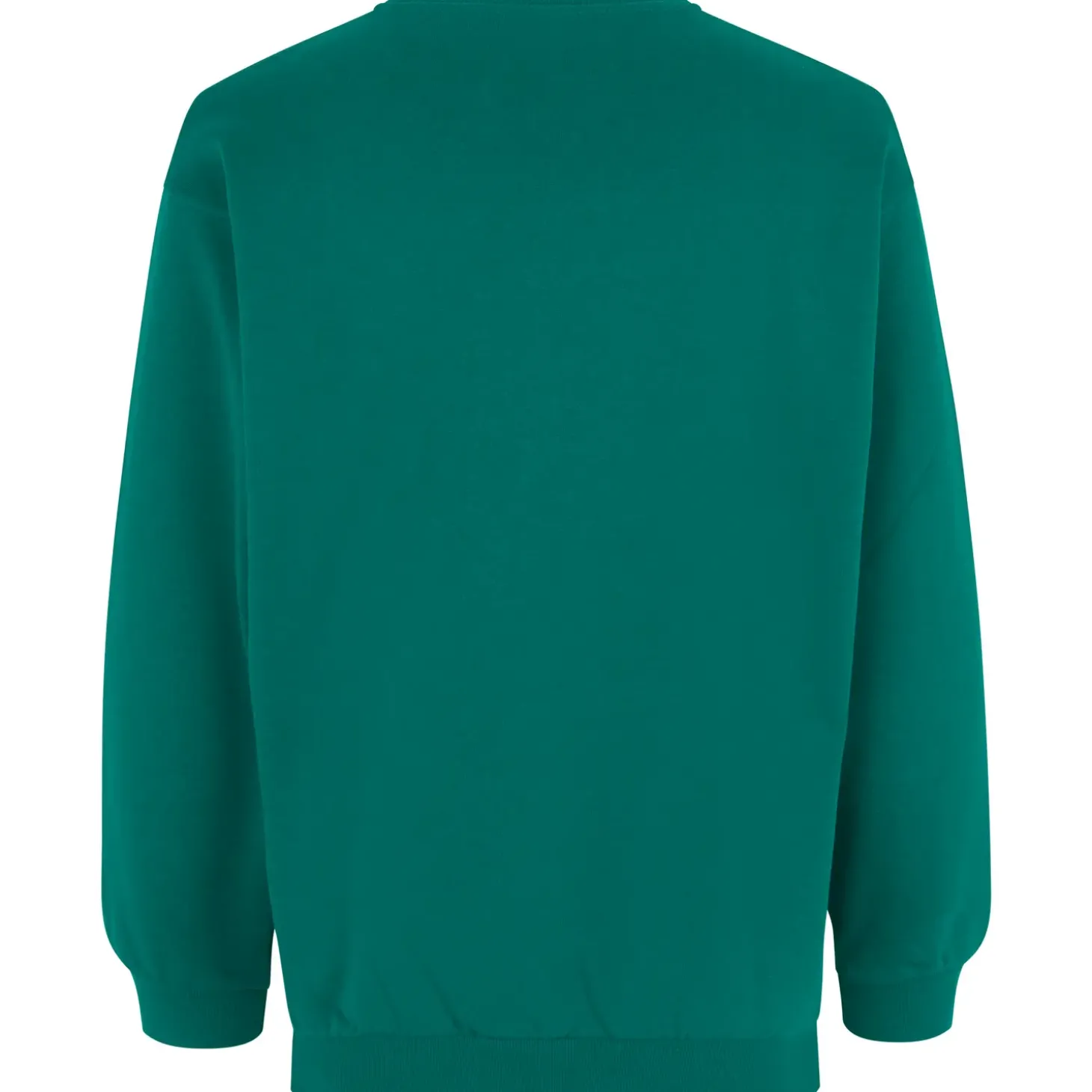 ID klassisk herre sweatshirt grøn str. L