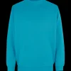 ID klassisk herre sweatshirt turkis str. 2XL