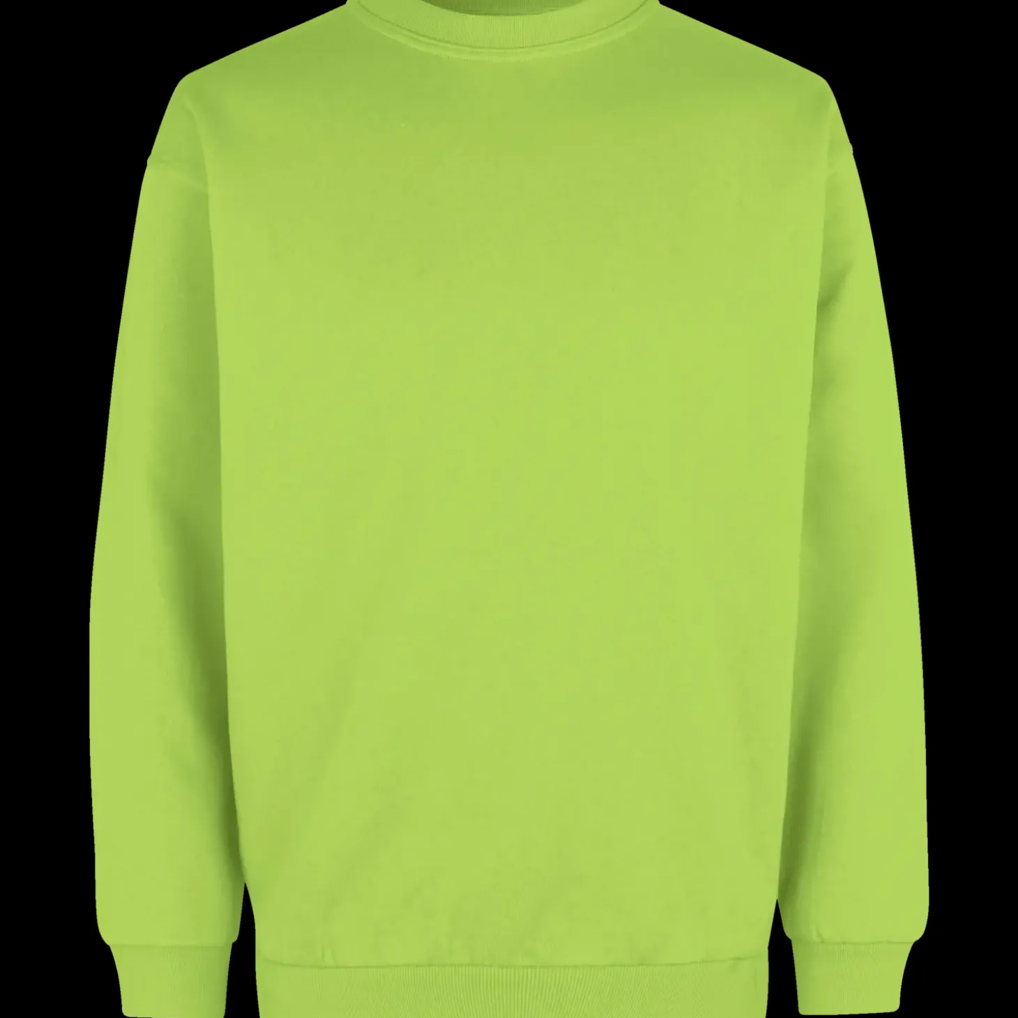 ID klassisk herre sweatshirt lime str. S