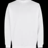 ID klassisk herre sweatshirt hvid str. M