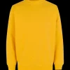 ID klassisk herre sweatshirt gul str. XL