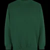 ID klassisk herre sweatshirt flaskegrøn str. 2XL