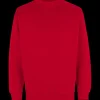 ID klassisk herre sweatshirt rød str. XL