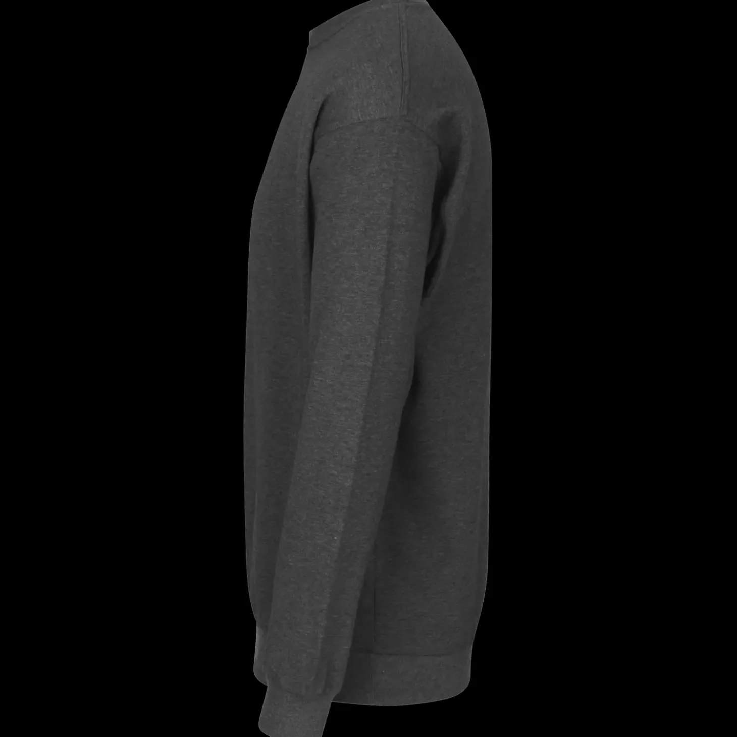 ID klassisk herre sweatshirt grafit melange str. L