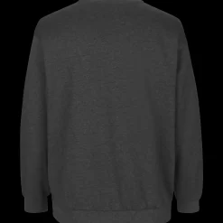 ID klassisk herre sweatshirt grafit melange str. L