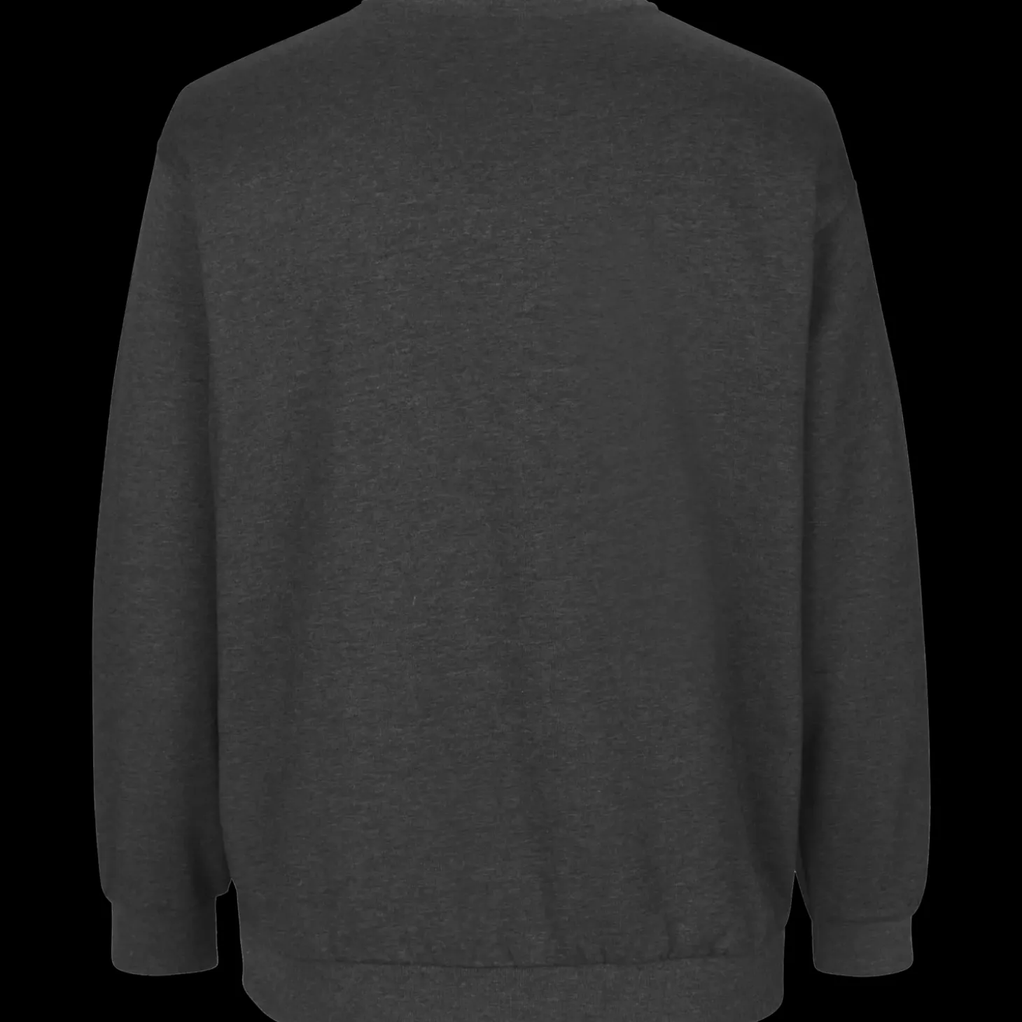 ID klassisk herre sweatshirt grafit melange str. L