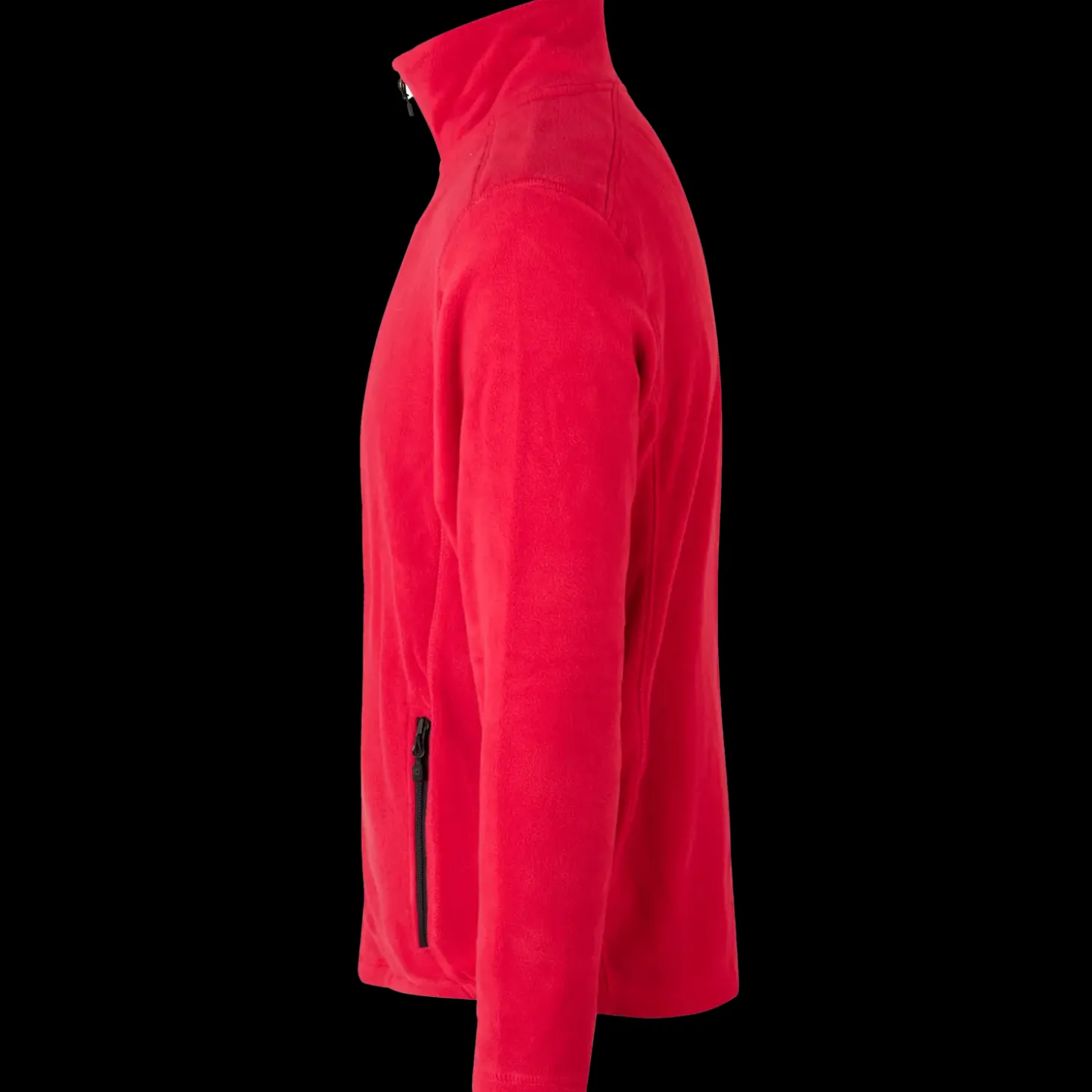 ID mikrofleece cardigan rød str. XL