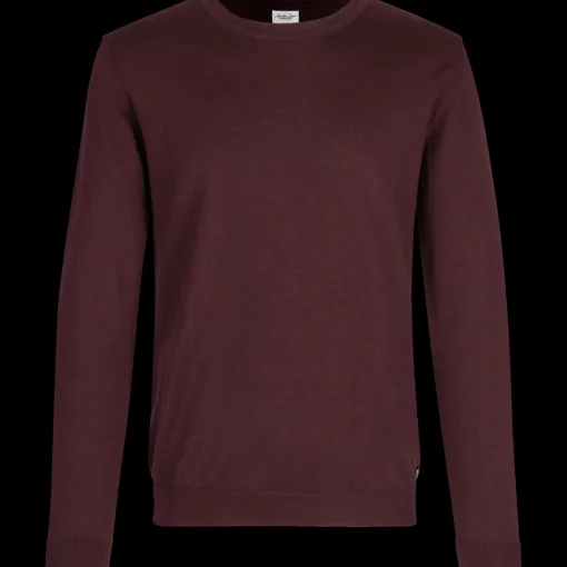 ID Pullover herre bordeaux melange str. XL