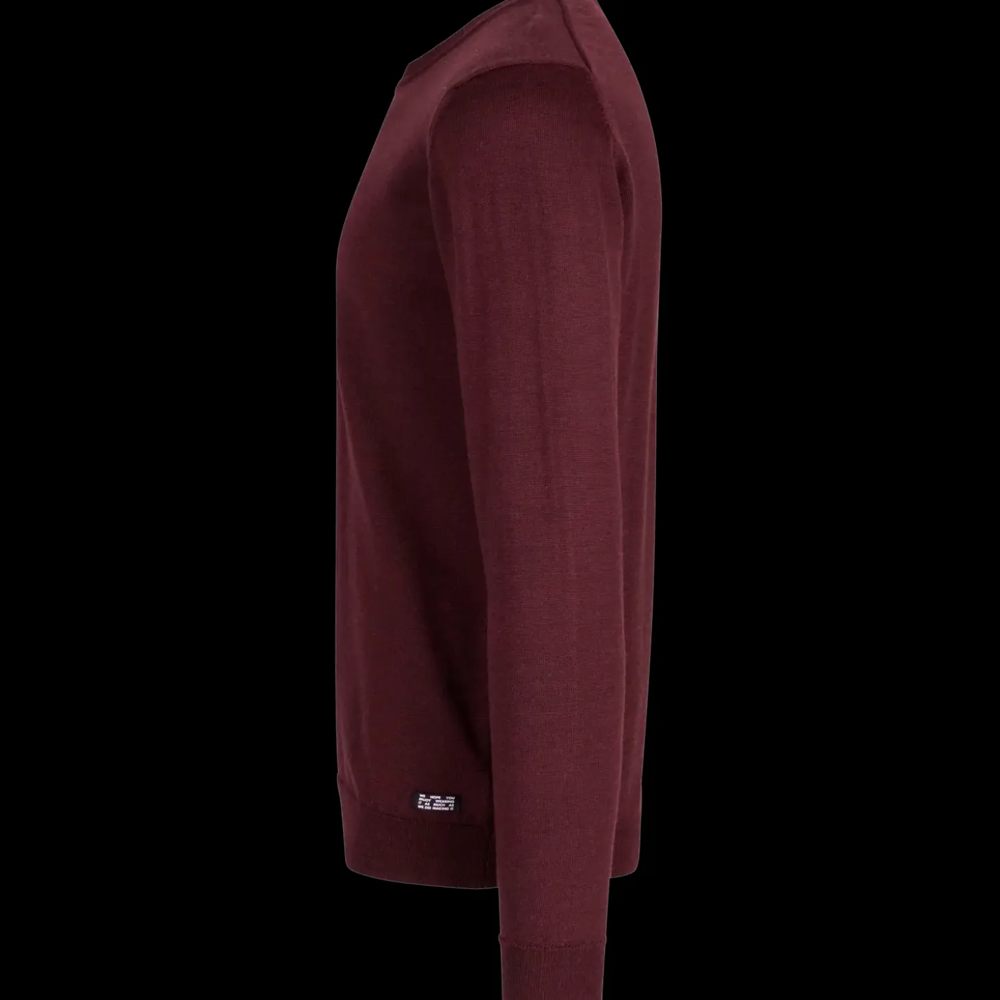ID Pullover herre bordeaux melange str. XL