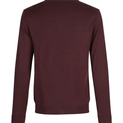 ID Pullover herre bordeaux melange str. XL