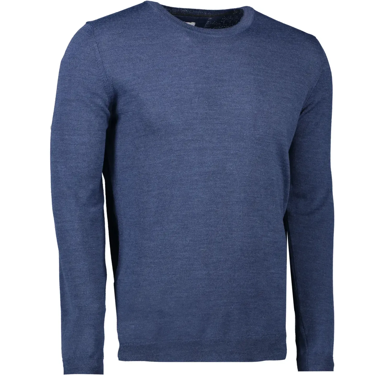 ID S650 Pullover herre blå melange str. XL