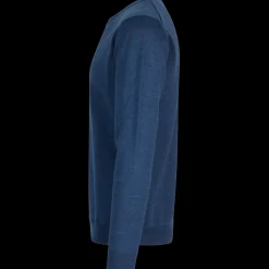 ID S650 Pullover herre blå melange str. XL