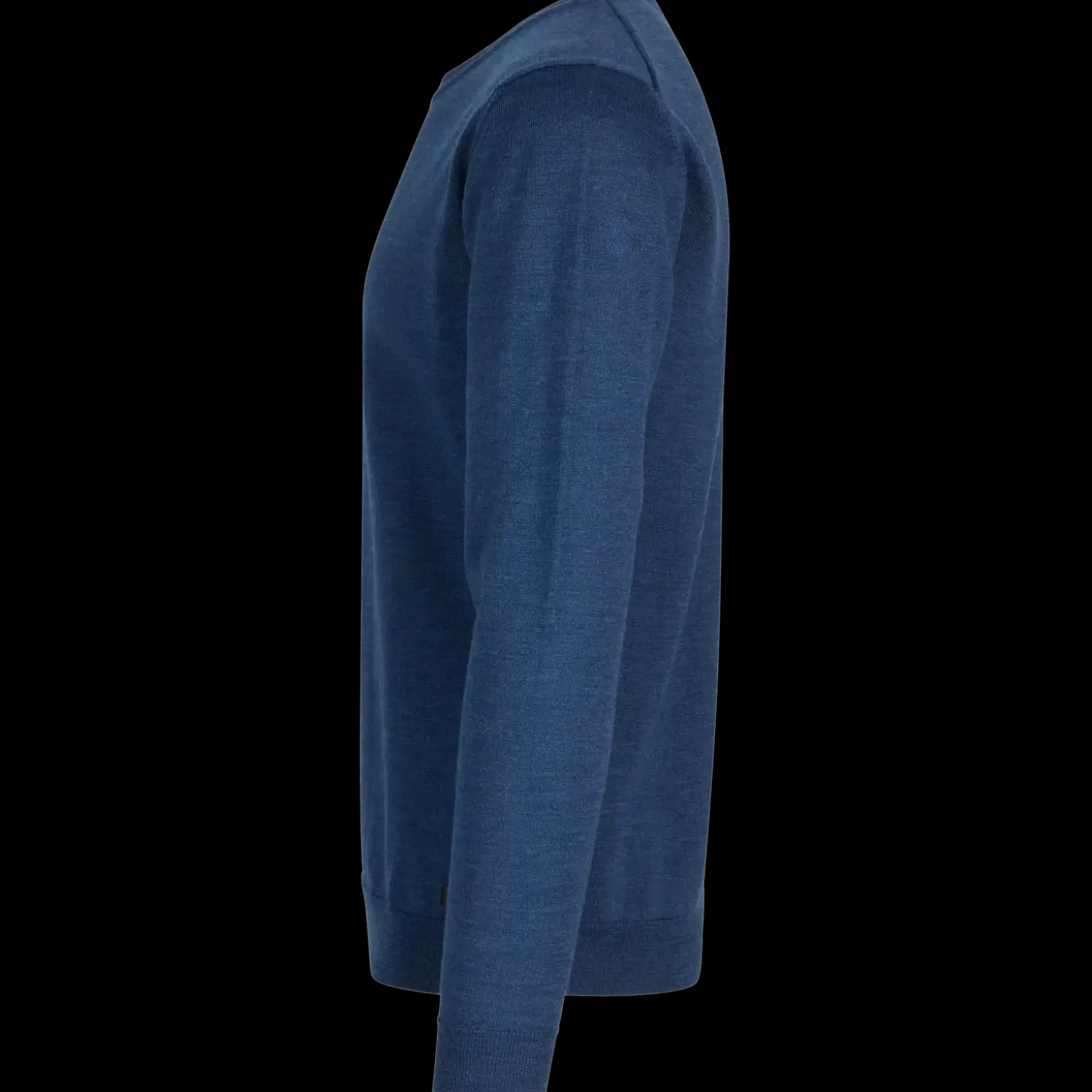 ID S650 Pullover herre blå melange str. XL