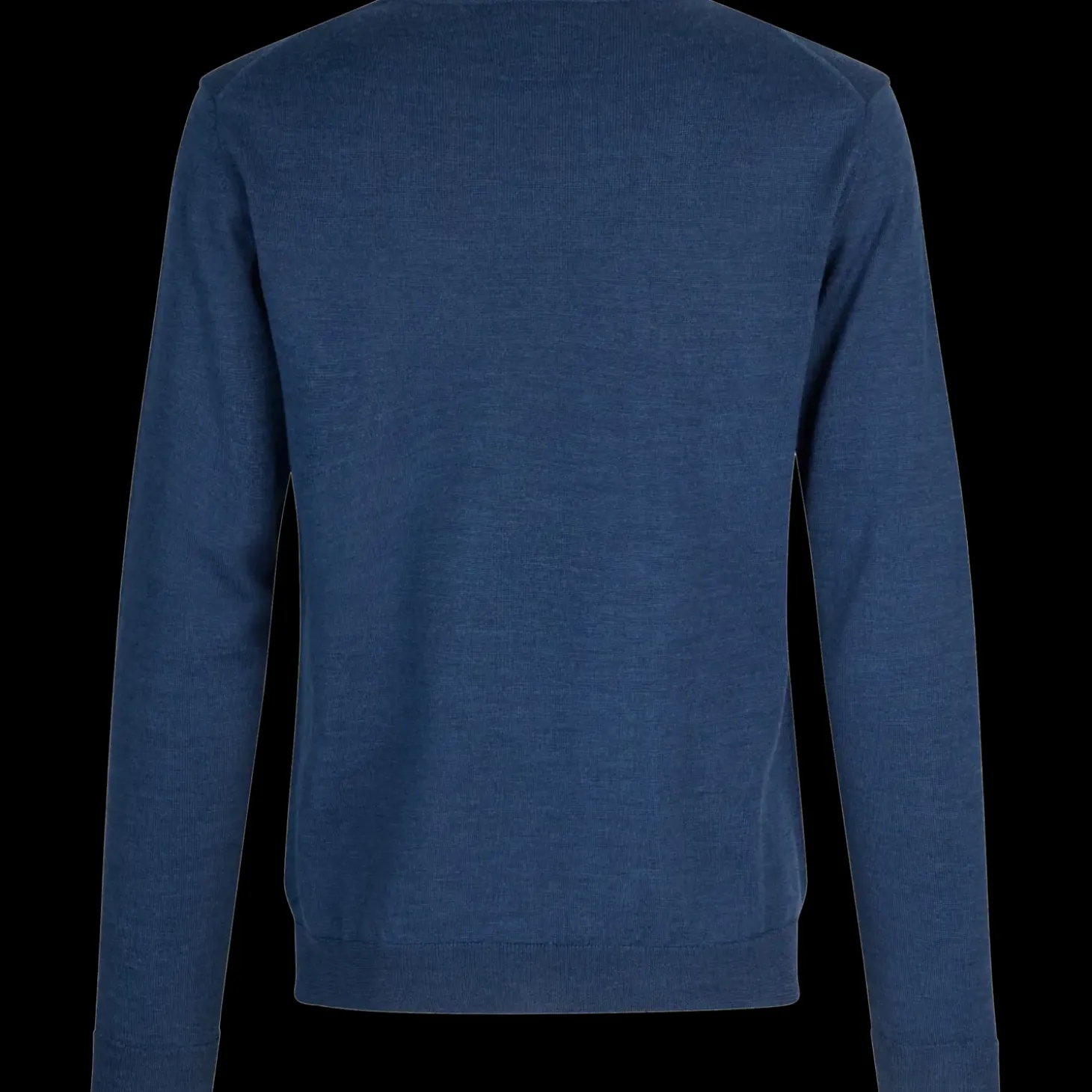 ID S650 Pullover herre blå melange str. XL