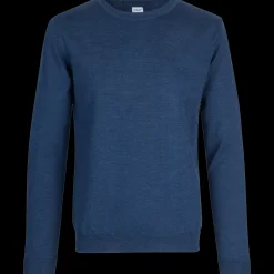ID S650 Pullover herre blå melange str. XL