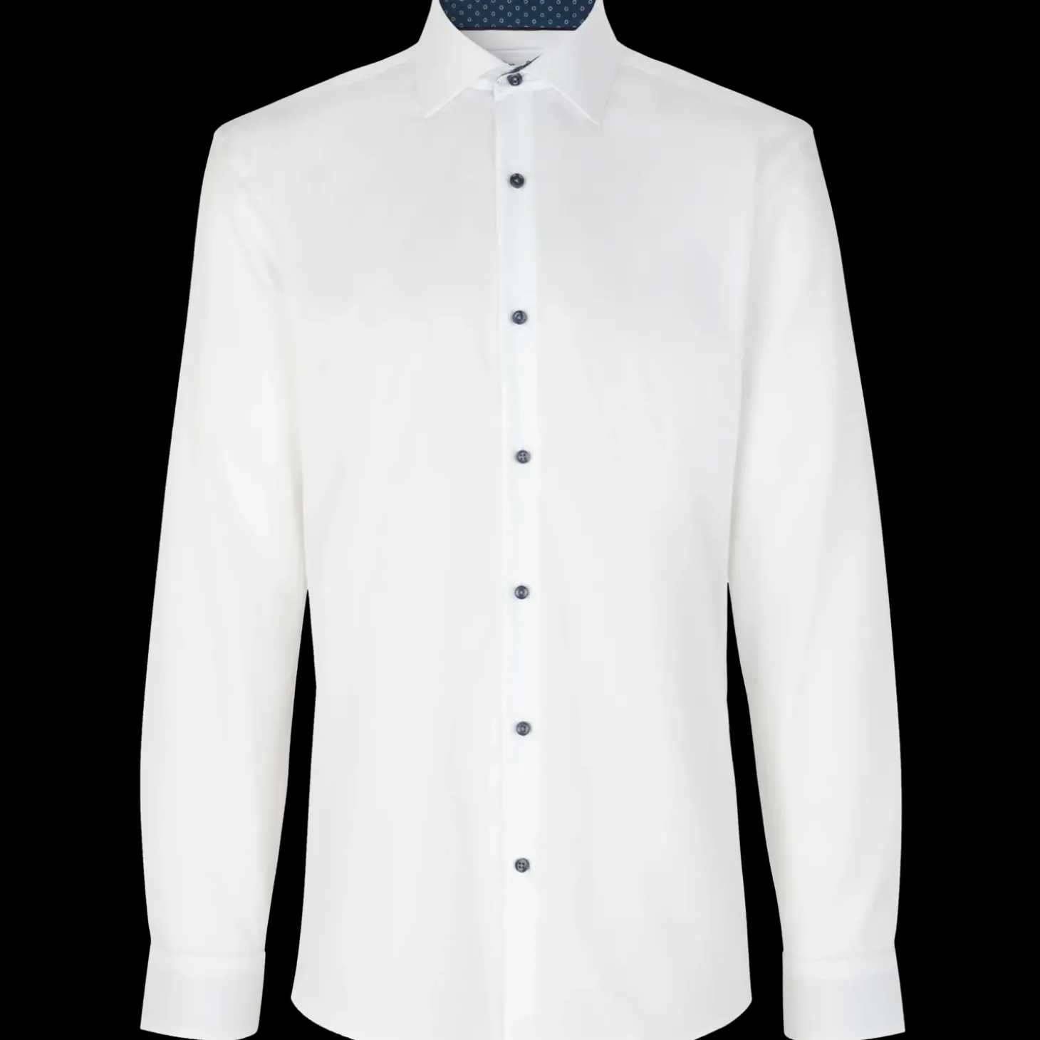 ID Seven Seas Fine Twill Virginia herre skjorte hvid str. M