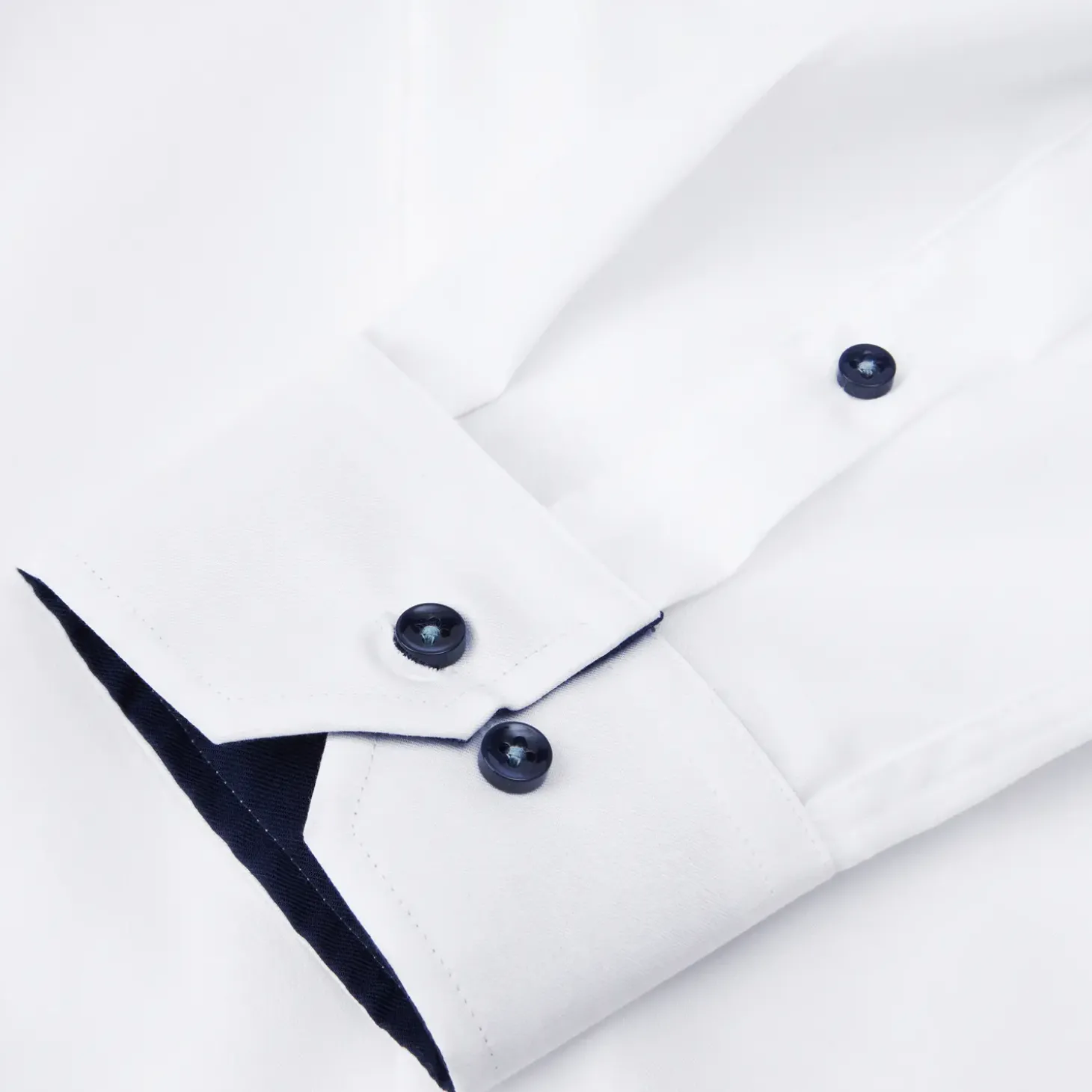 ID Seven Seas Fine Twill Virginia herre skjorte hvid str. M