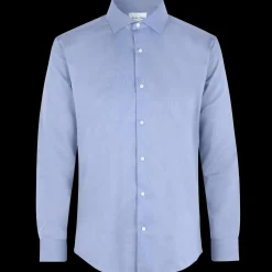 ID Seven Seas Fine Twill modern fit skjorte herre lys blå str. M