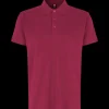 ID stretch herre poloshirt cerise str. L