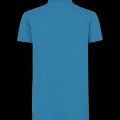 ID stretch herre poloshirt turkis str. 2XL