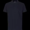 ID stretch herre poloshirt navy str. L