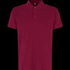 ID stretch herre poloshirt bordeaux str. 2XL
