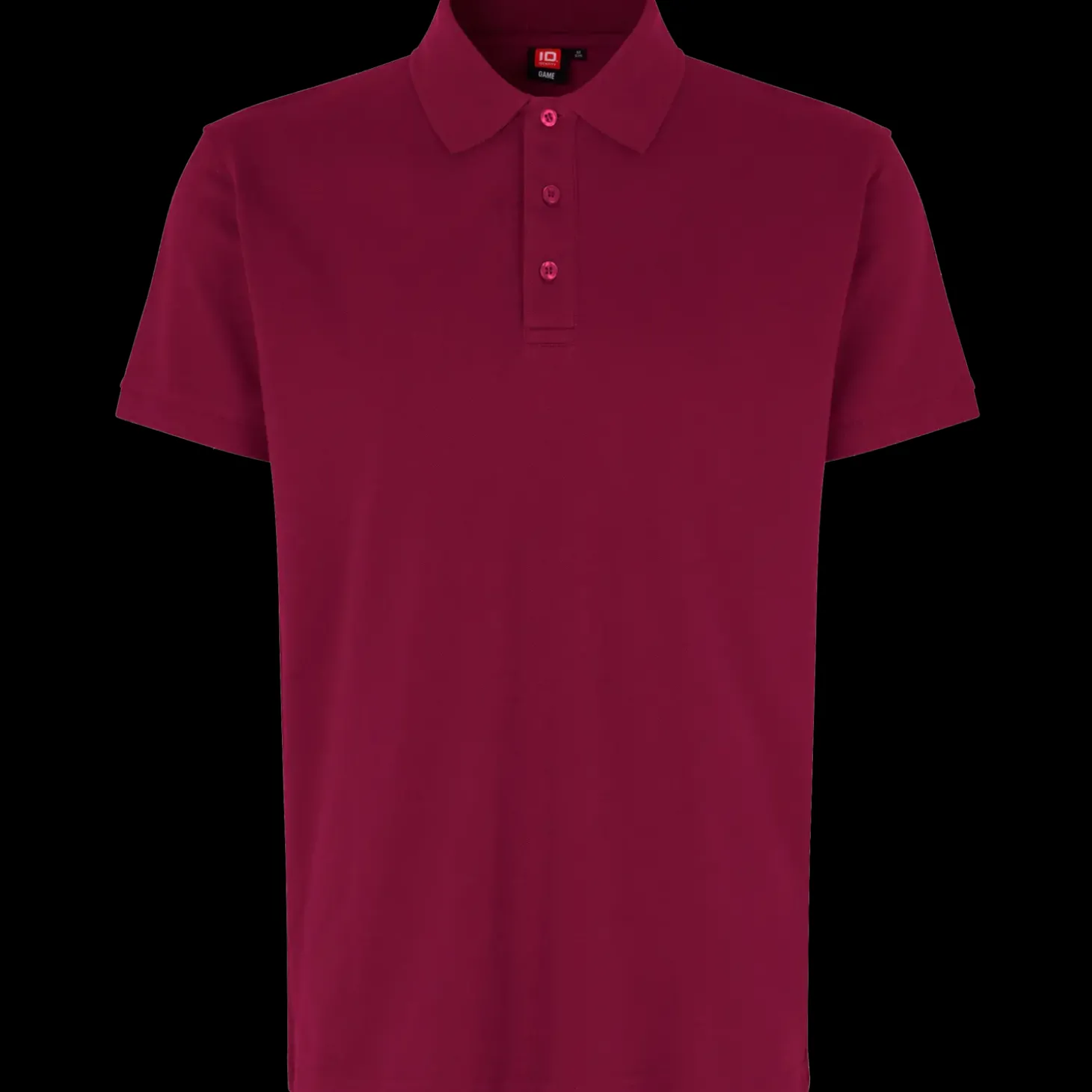 ID stretch herre poloshirt bordeaux str. 2XL