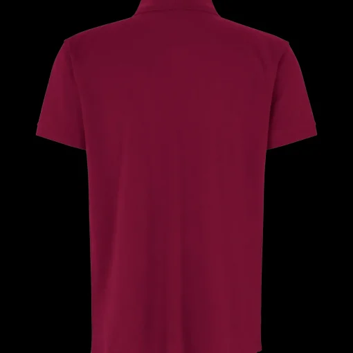 ID stretch herre poloshirt bordeaux str. 2XL