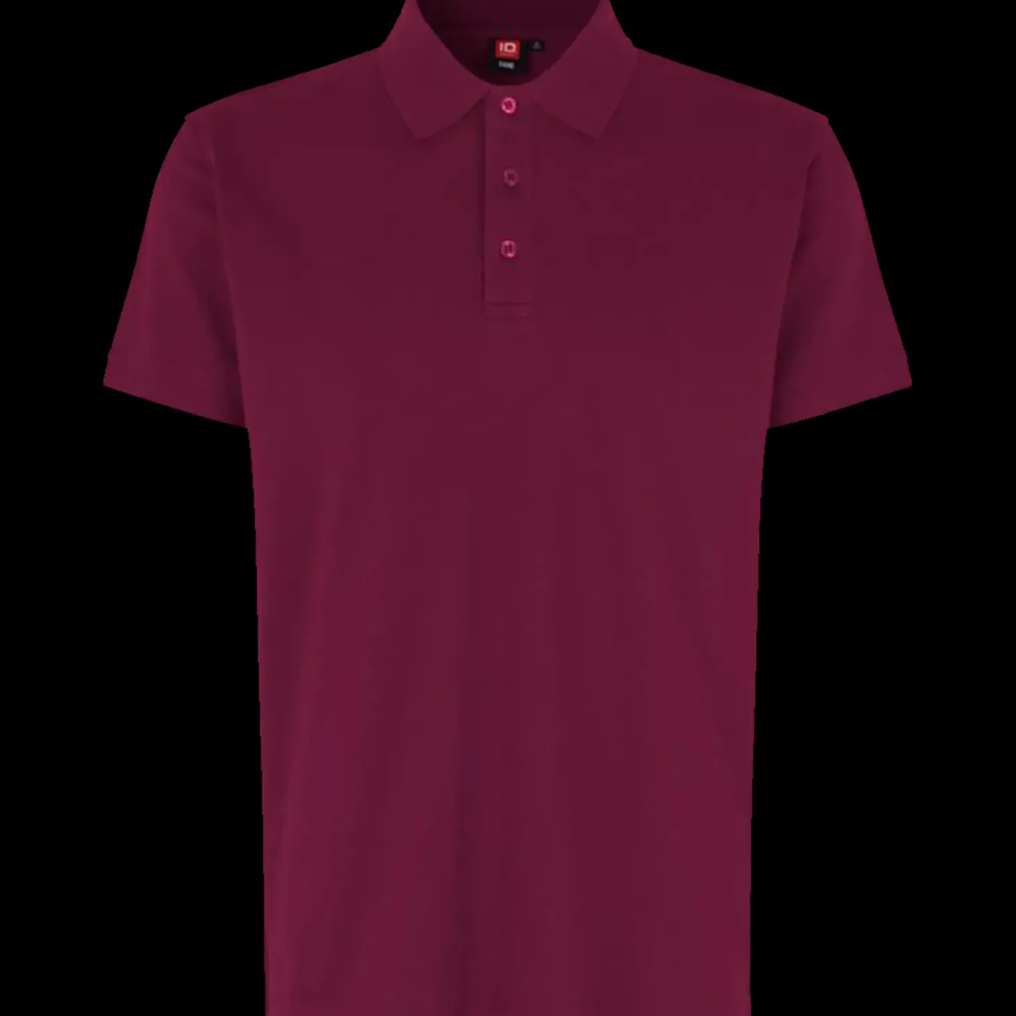 ID stretch herre poloshirt bordeaux str. 2XL
