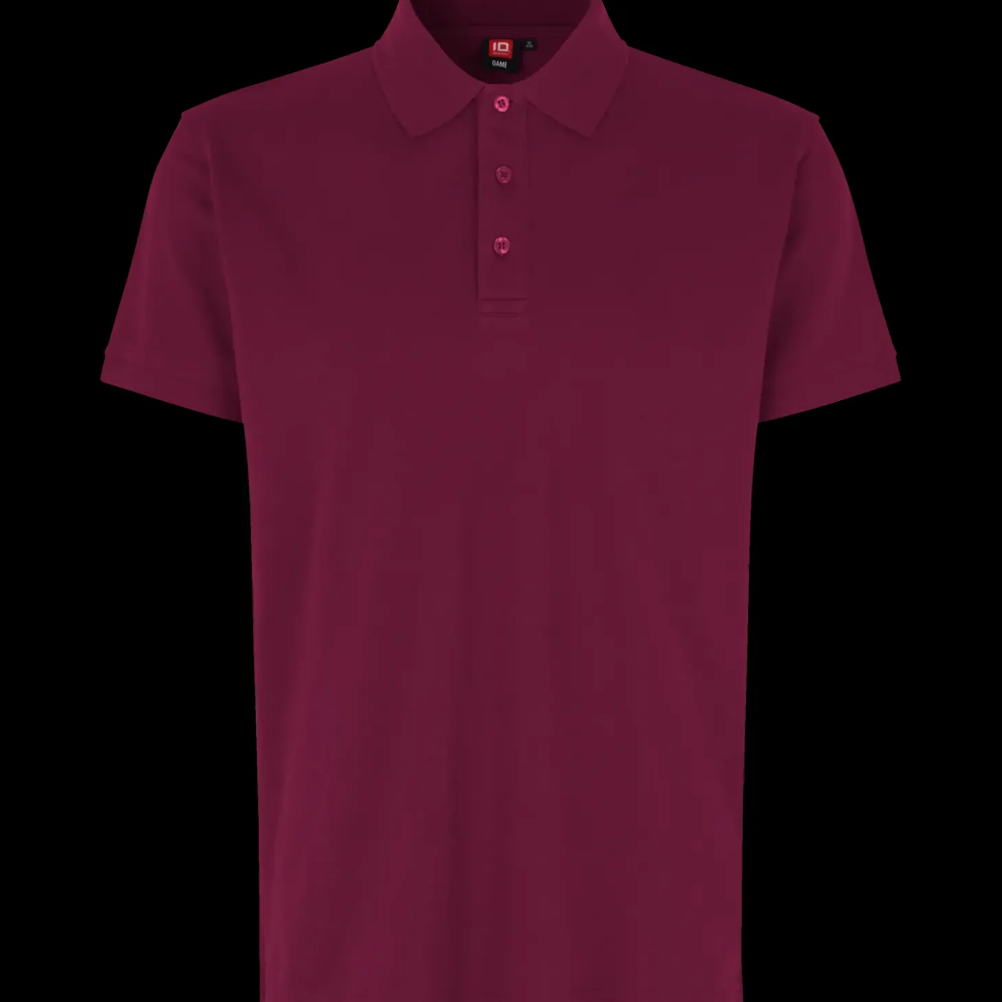 ID stretch herre poloshirt bordeaux str. 2XL