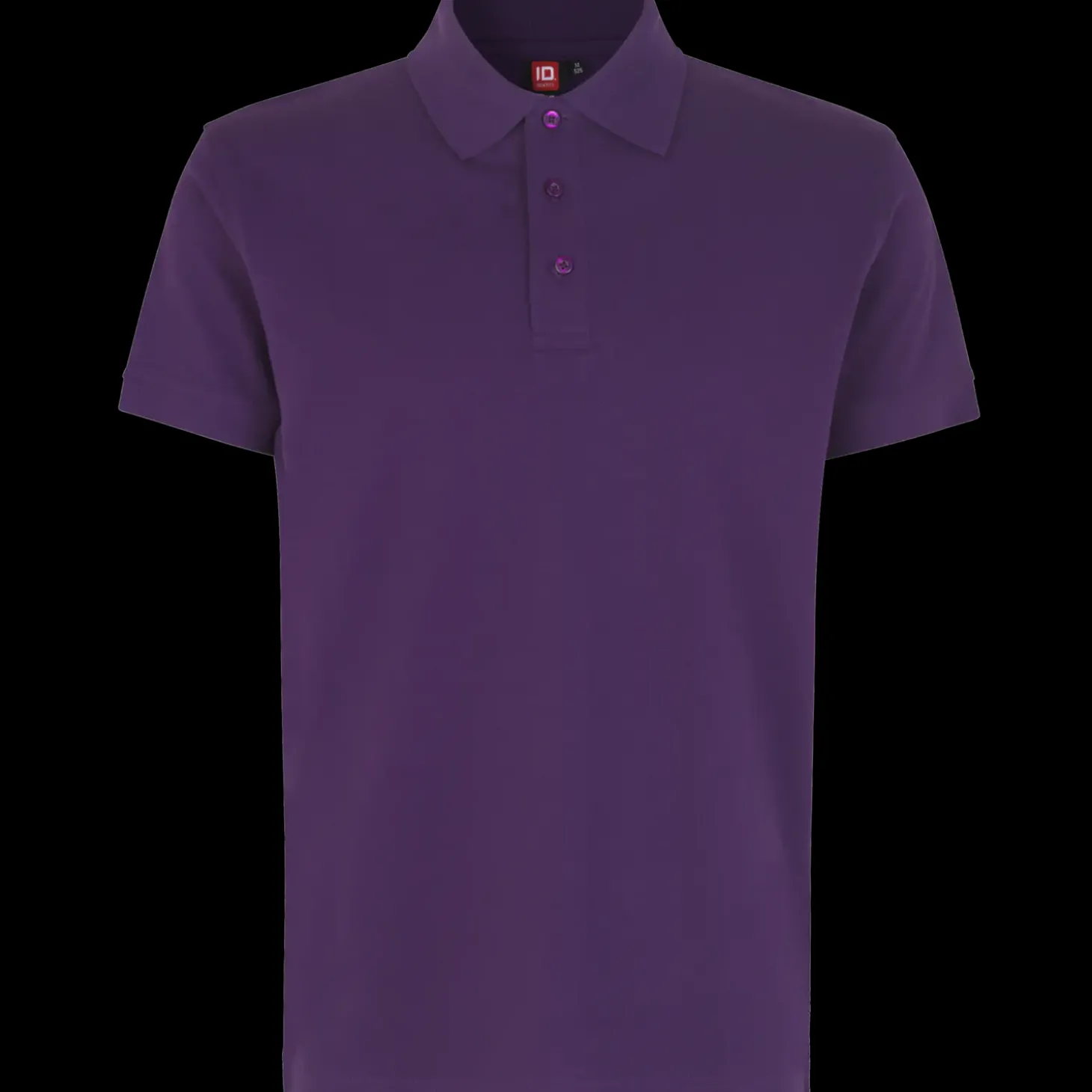 ID stretch herre poloshirt lilla str. 2XL
