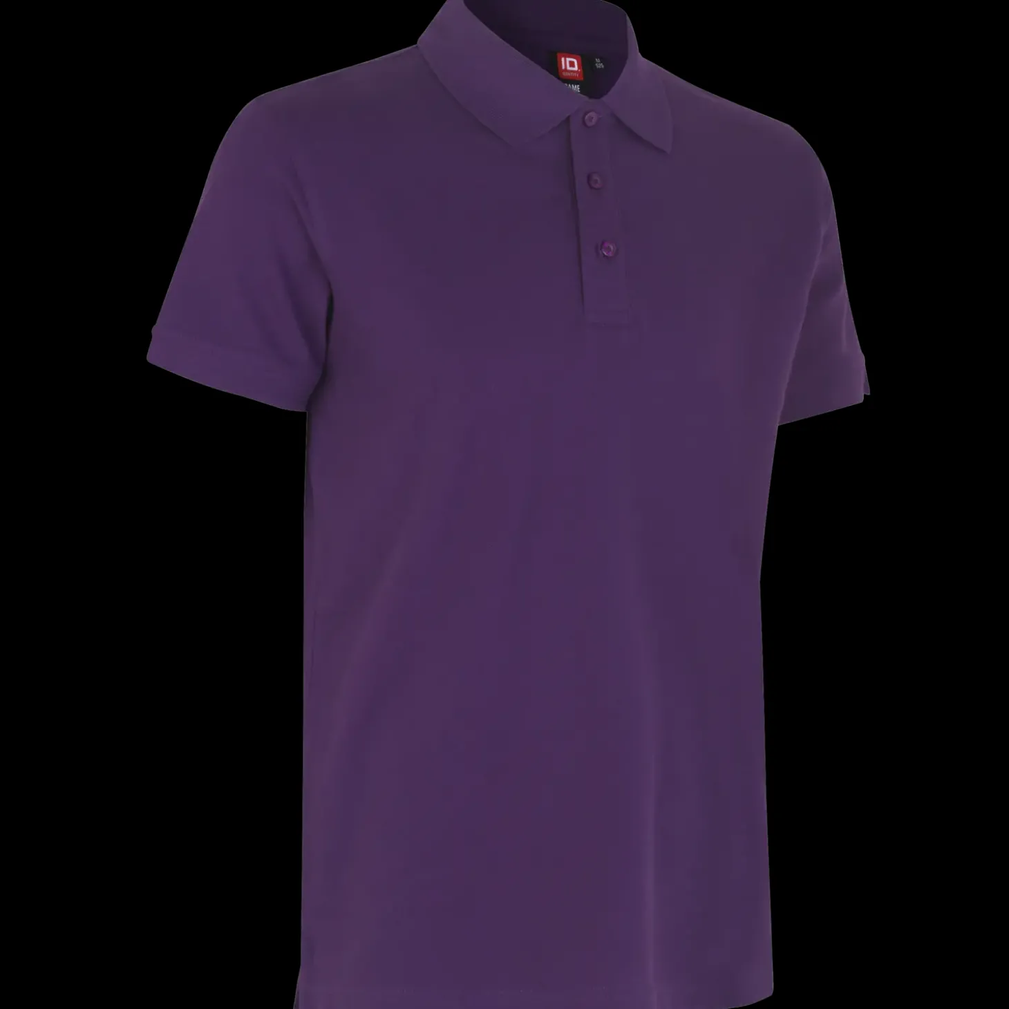 ID stretch herre poloshirt lilla str. 2XL