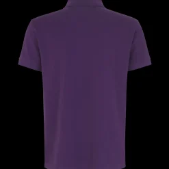 ID stretch herre poloshirt lilla str. 2XL