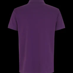 ID stretch herre poloshirt lilla str. 2XL
