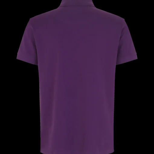 ID stretch herre poloshirt lilla str. 2XL