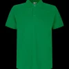 ID stretch herre poloshirt grøn str. L
