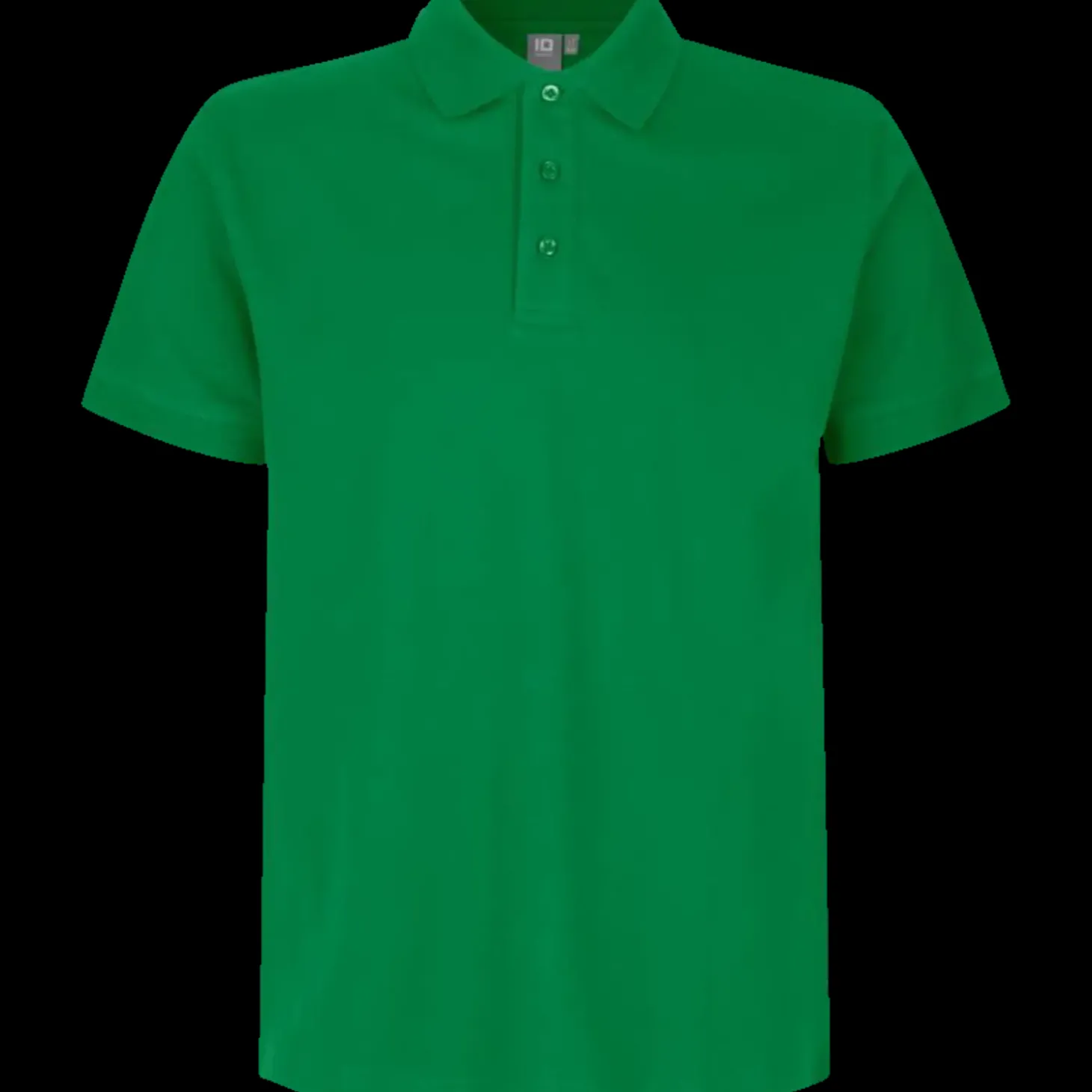 ID stretch herre poloshirt grøn str. L