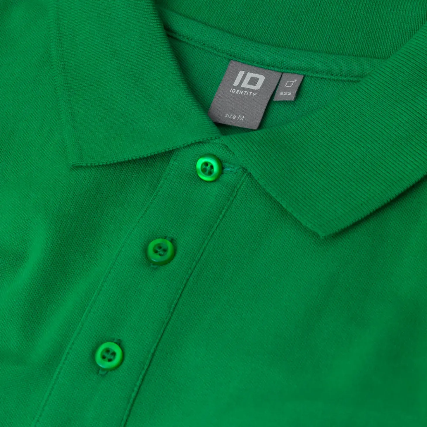 ID stretch herre poloshirt grøn str. L