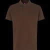 ID stretch herre poloshirt mocca str. 2XL