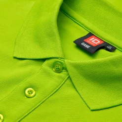 ID stretch herre poloshirt lime str. 2XL